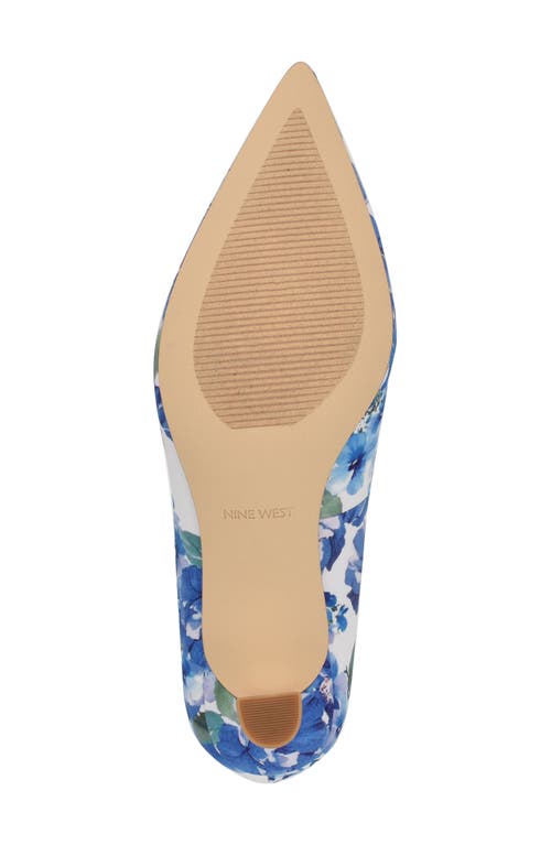 Nine West Ariella Pointed Toe Pump In White 141