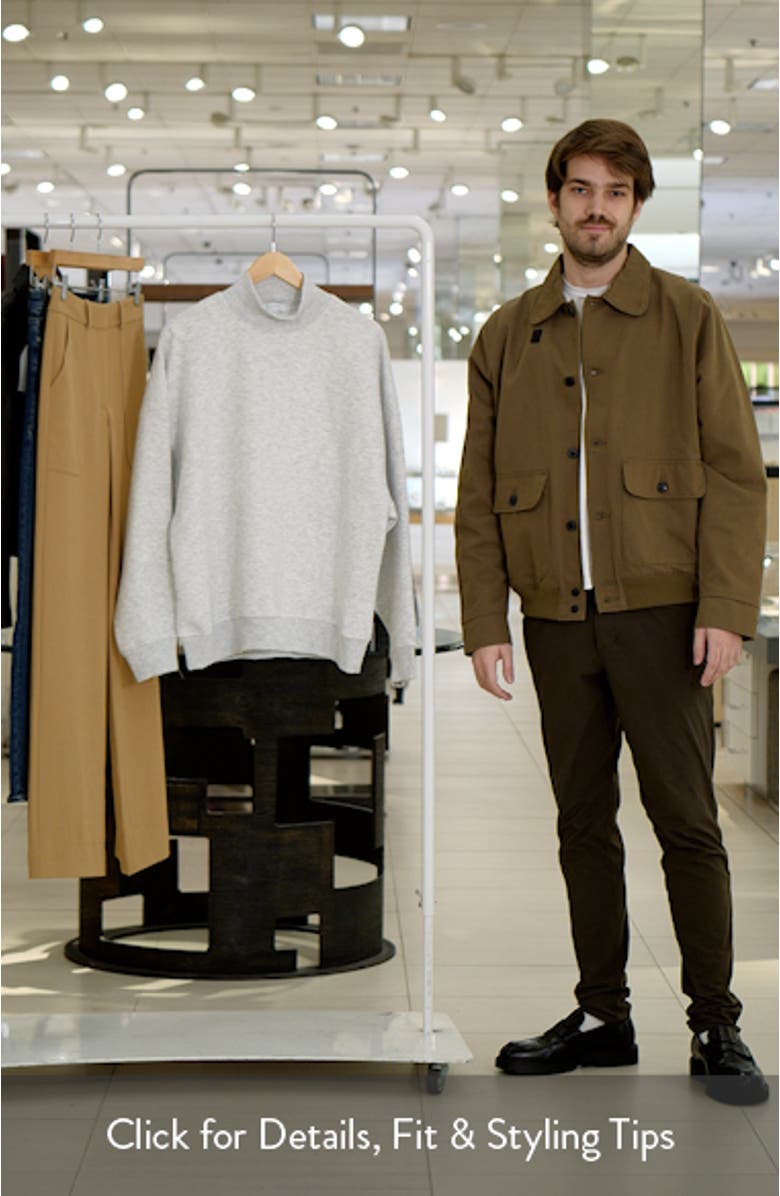 Oversize Mock Neck Sweatshirt, sales video thumbnail