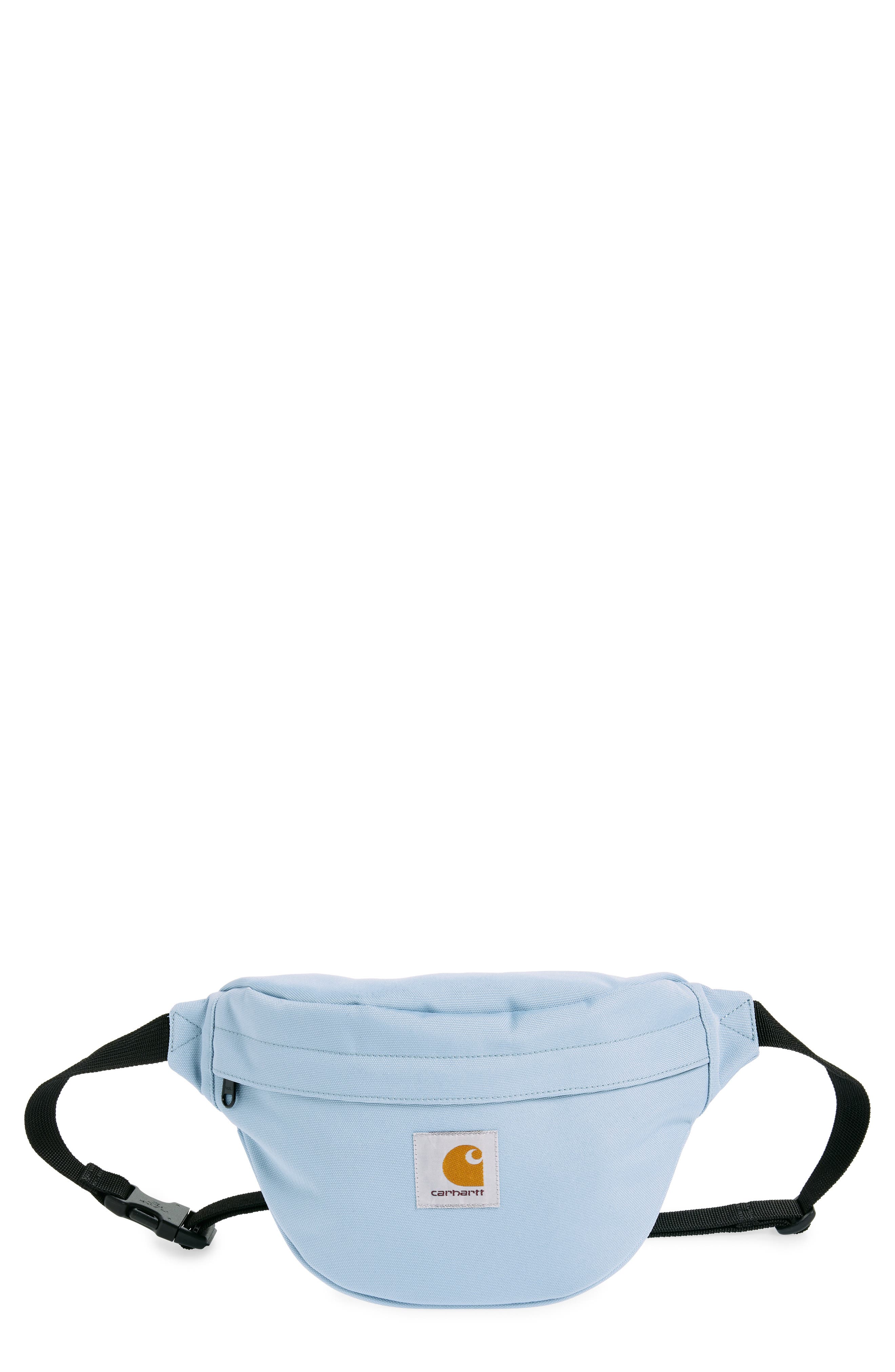 Carhartt Work In Progress Jake Canvas Hip Bag, Main, color, Misty Sky