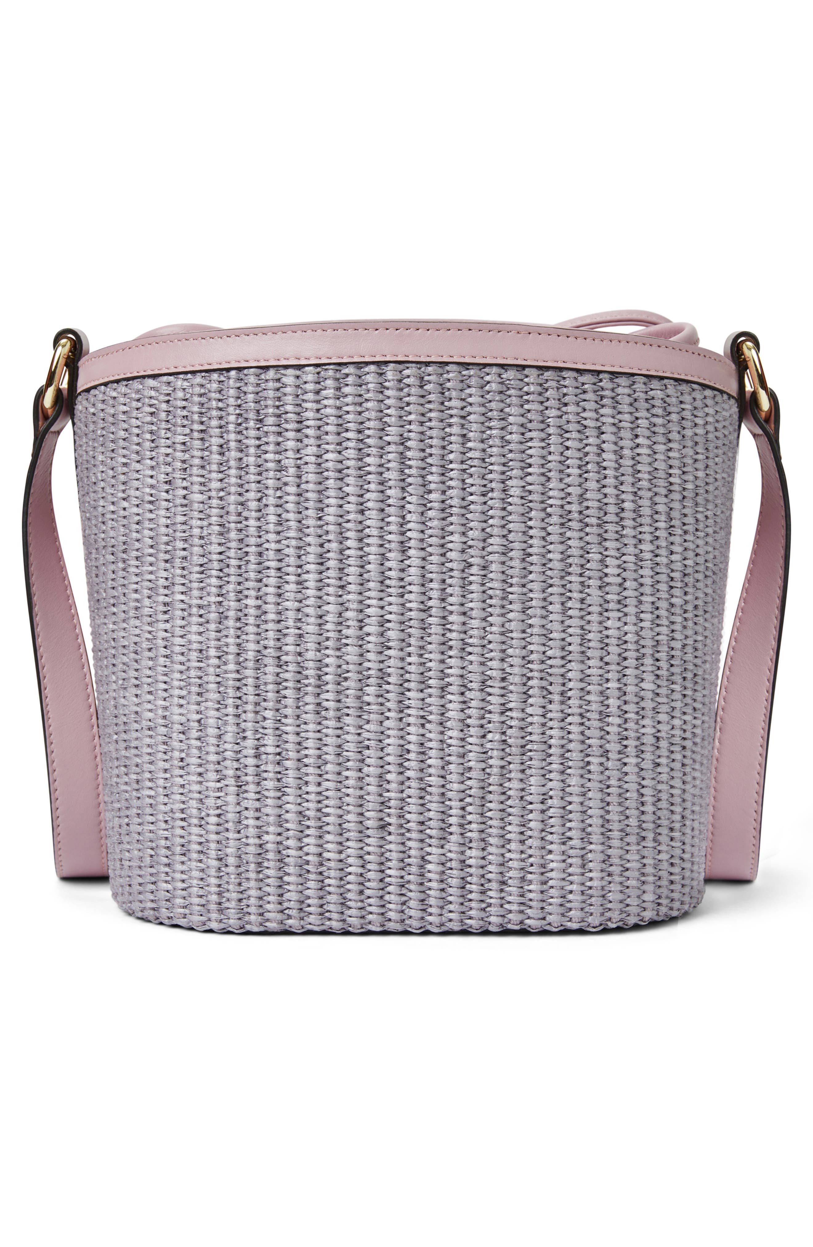 Bruno Magli Martina Drawstring Bucket Bag, Alternate, color, Mauve