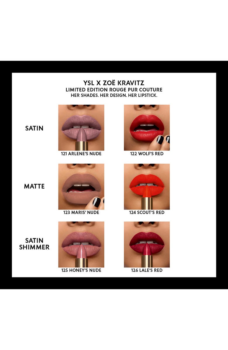 Yves Saint Laurent x Zoë Kravitz Rouge Pur Couture Lipstick, Alternate, color,