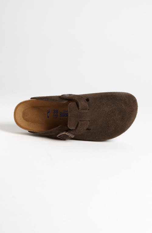 Birkenstock Boston Soft Footbed Clog In Brown