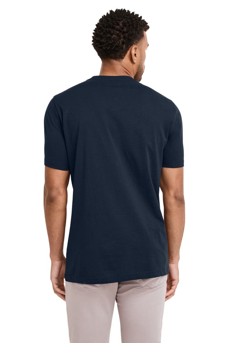 Mens Made2Fit V-Neck T-Shirt, Alternate, color, True Navy