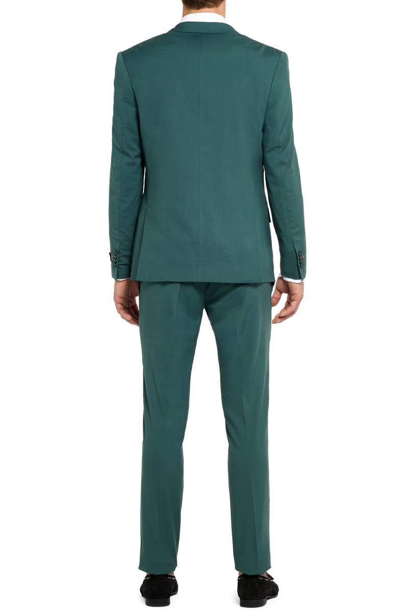 OppoSuits Daily Slim Fit Posy Green Suit, Alternate, color, Green