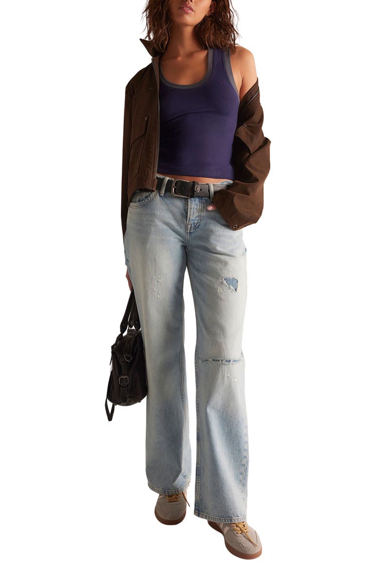 Intimately FP Longer Days Tank, Alternate, color, PEACOAT