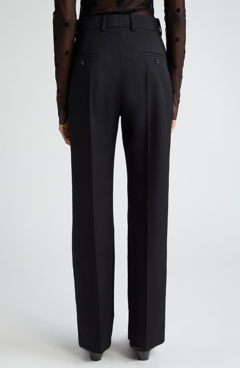 Givenchy Wool & Mohair Straight Leg Pants, Alternate, color, 