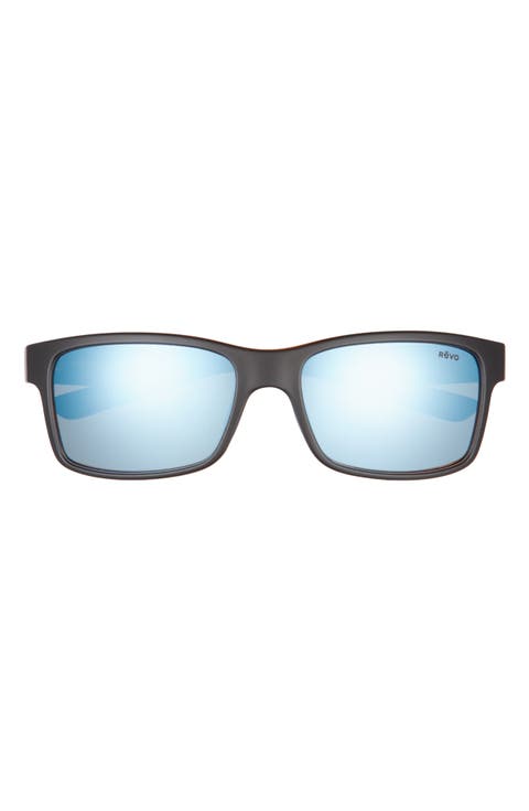 Crawler 59mm Polarized Rectangular Sunglasses