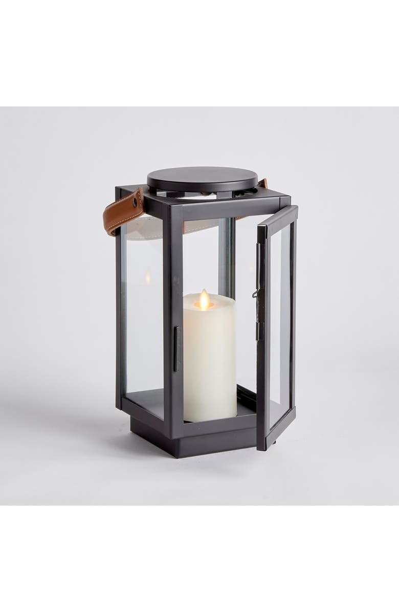 Napa Home & Garden Jennings Lantern, Alternate, color, Black
