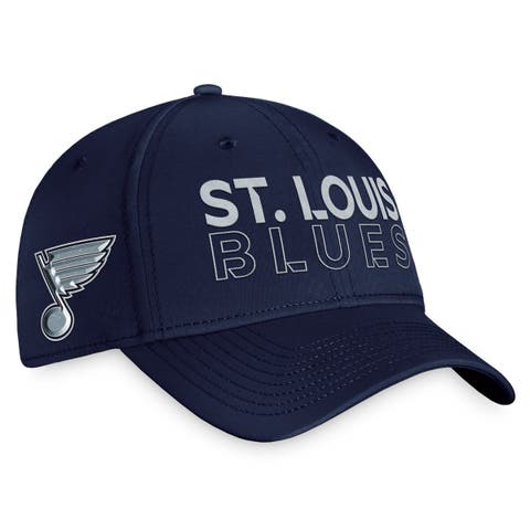 Men's Fanatics Branded  Navy St. Louis Blues Authentic Pro Road Flex Hat