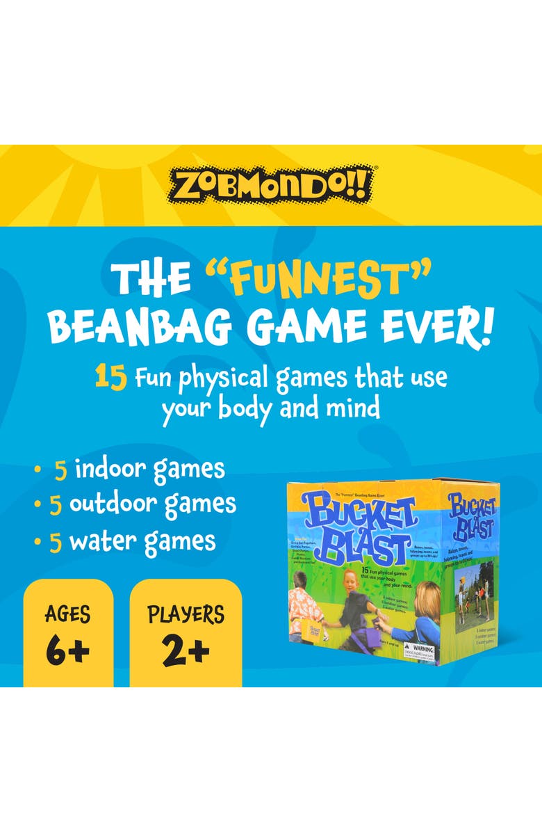 Zobmondo!! Bucket Blast by Zobmondo!! Award Winning Kids Game, Alternate, color, Multicolored