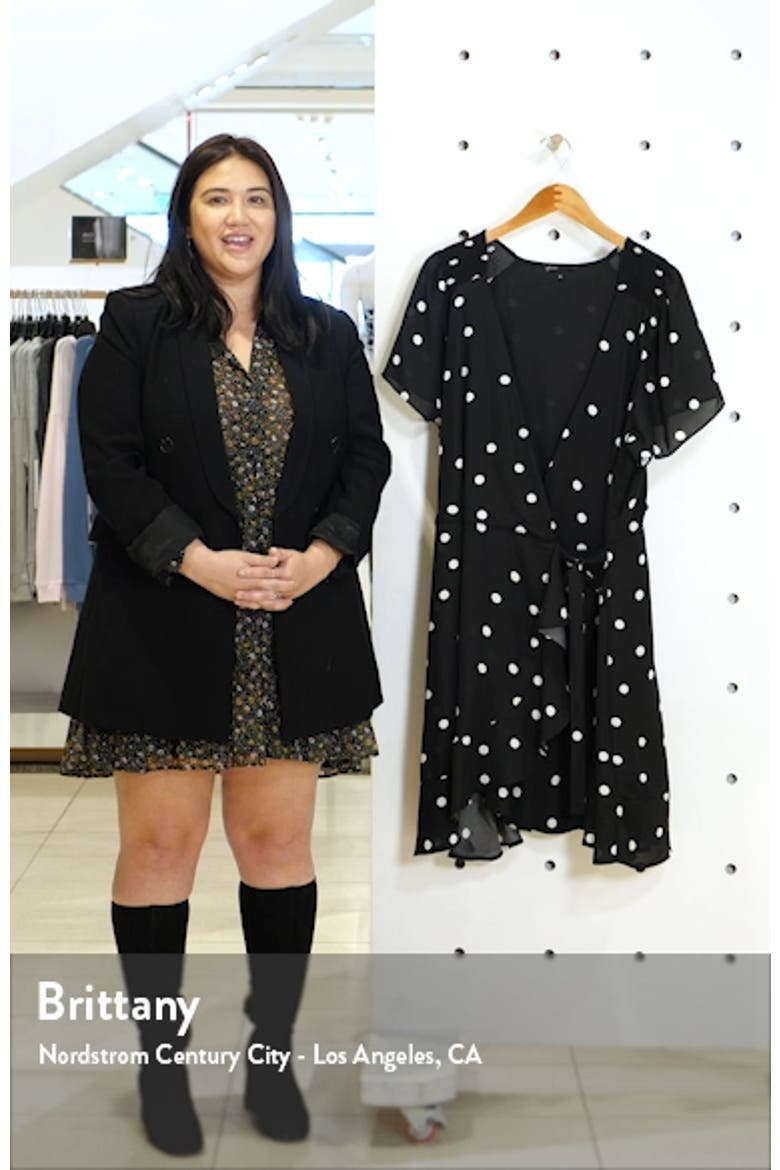 Gibson x International Women's Day Steph Taylor Jackson Smocked Shoulder Ruffle Wrap Dress video