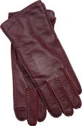 Echo Stretch Suede Fold-Up Faux Fur Cuff Gloves