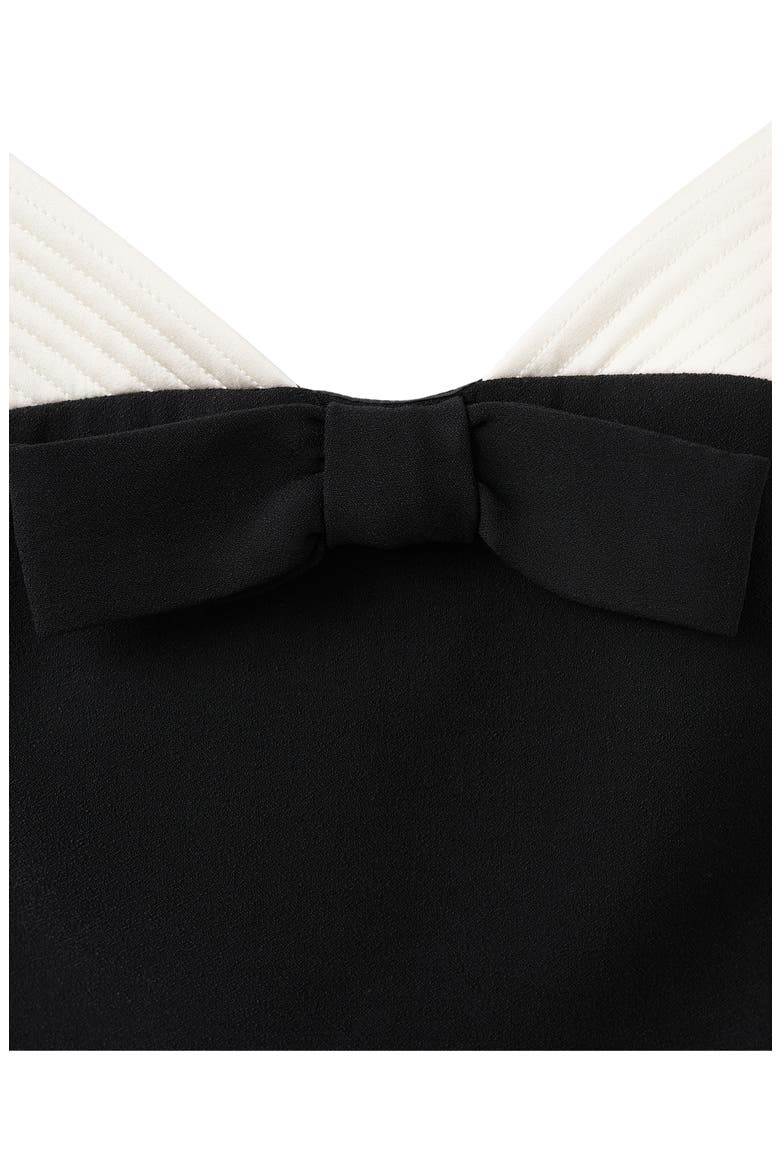 Bowy Minidress, Alternate, color, BLACK