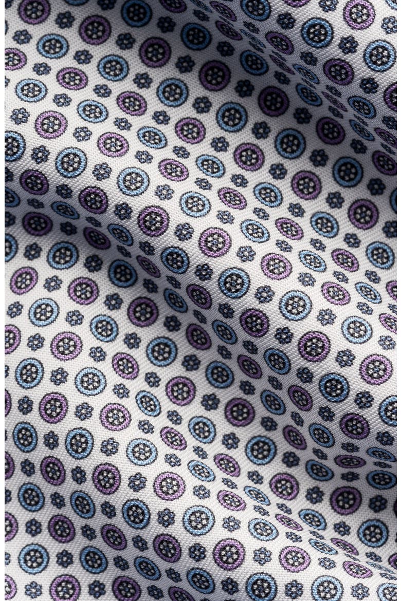 Slim Fit Micro Floral Print Shirt, Alternate, color, MEDIUM PURPLE
