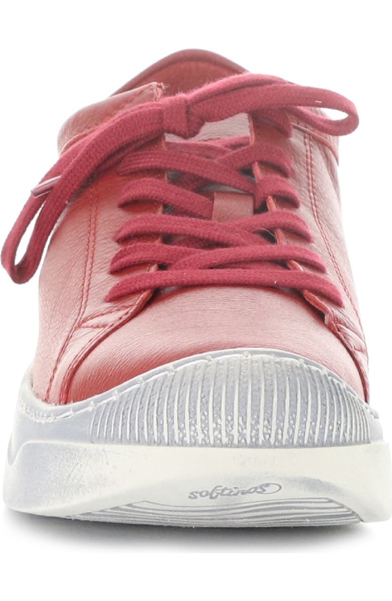 Softinos by Fly London Apor Sneaker, Alternate, color, 011 Red Smooth Leath