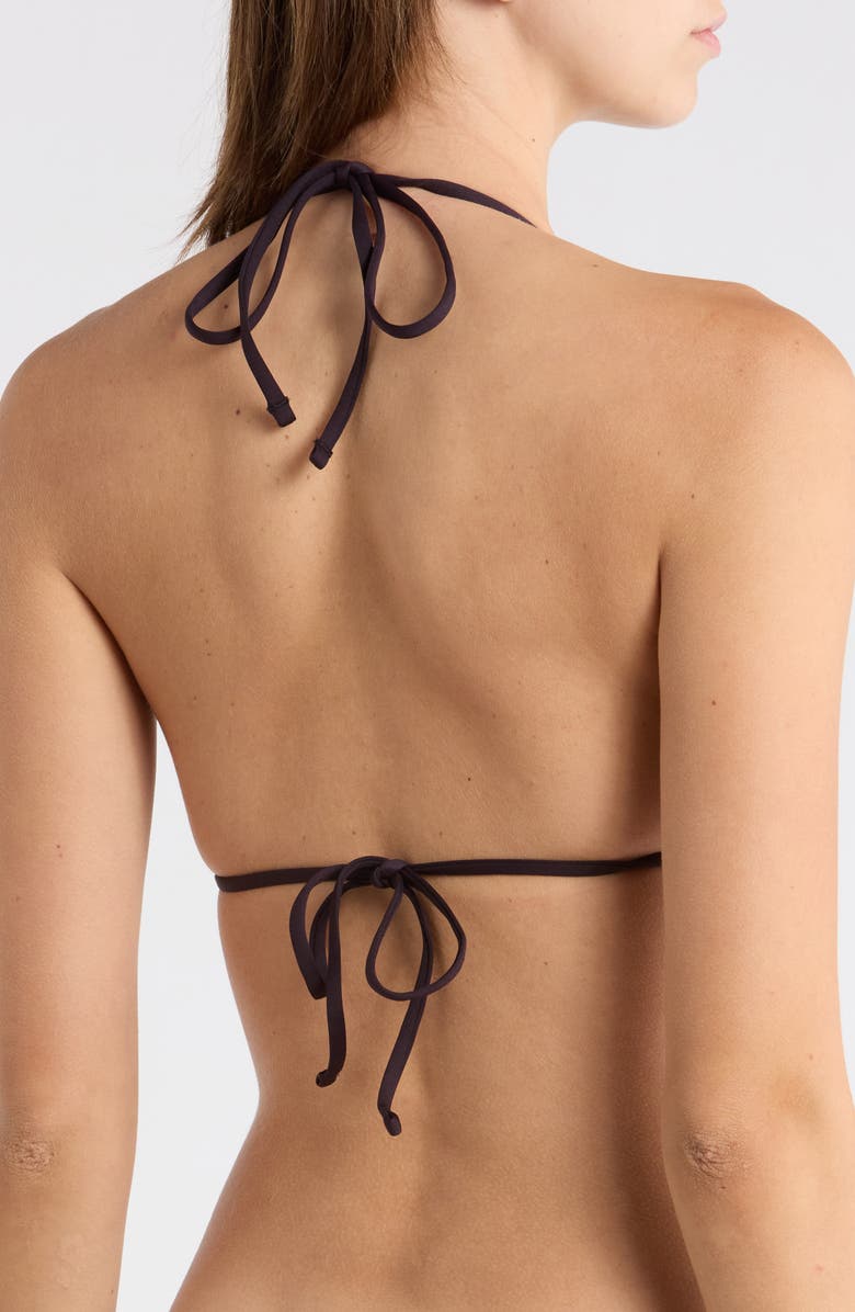 Maaji Balmy Reversible Bikini Top, Alternate, color, Black