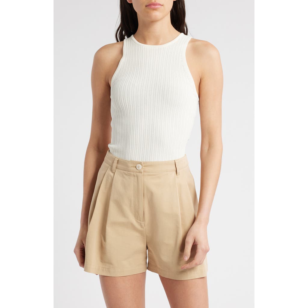 Solid & Striped The Varena Rib Tank Top In Brule