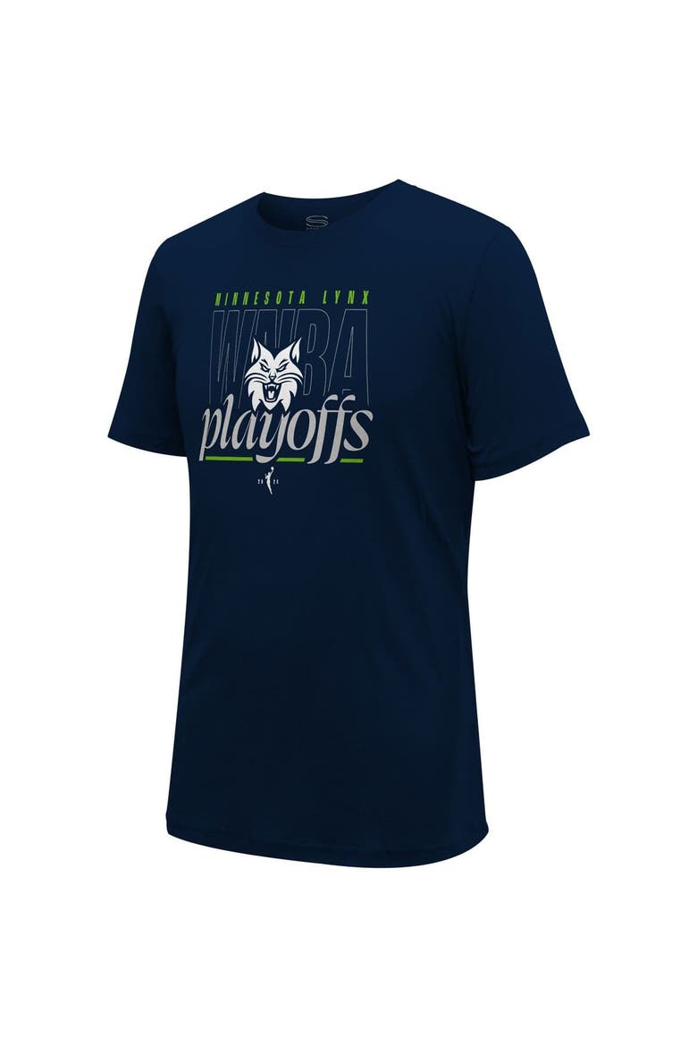 Unisex Stadium Essentials  Navy Minnesota Lynx 2024 WNBA Playoffs Roar T-Shirt, Alternate, color, Navy