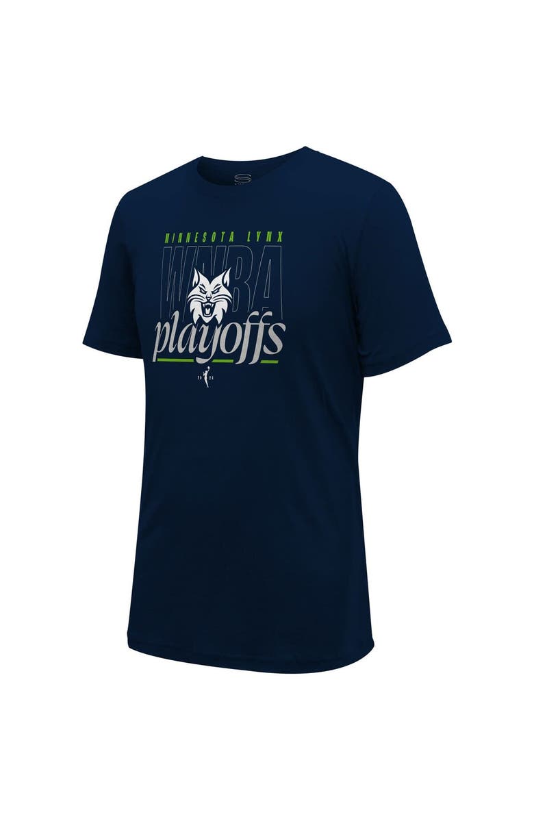 Stadium Essentials Unisex Stadium Essentials Navy Minnesota Lynx 2024 WNBA Playoffs Roar T-Shirt, Alternate, color, Navy