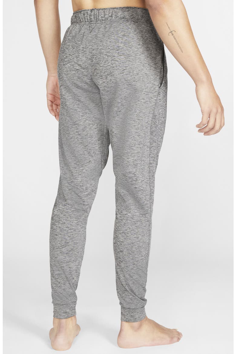 Transcend Dry Yoga Training Pants, Alternate, color, BLACK/ HEATHER/ BLACK