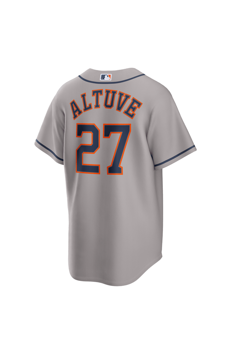 Nike Men's Nike Jose Altuve Gray Houston Astros Road Replica Jersey, Alternate, color, Gray