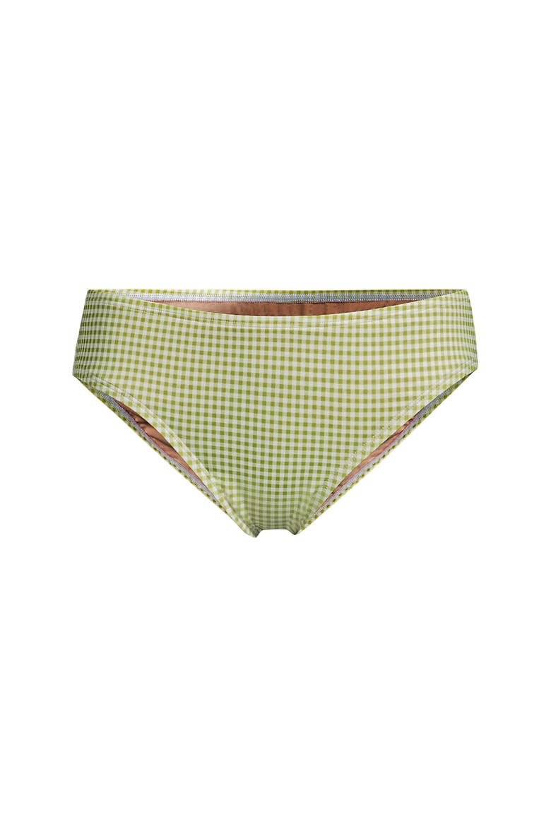 Hipster Bikini Bottoms, Alternate, color, Bright Pistachio Gingham