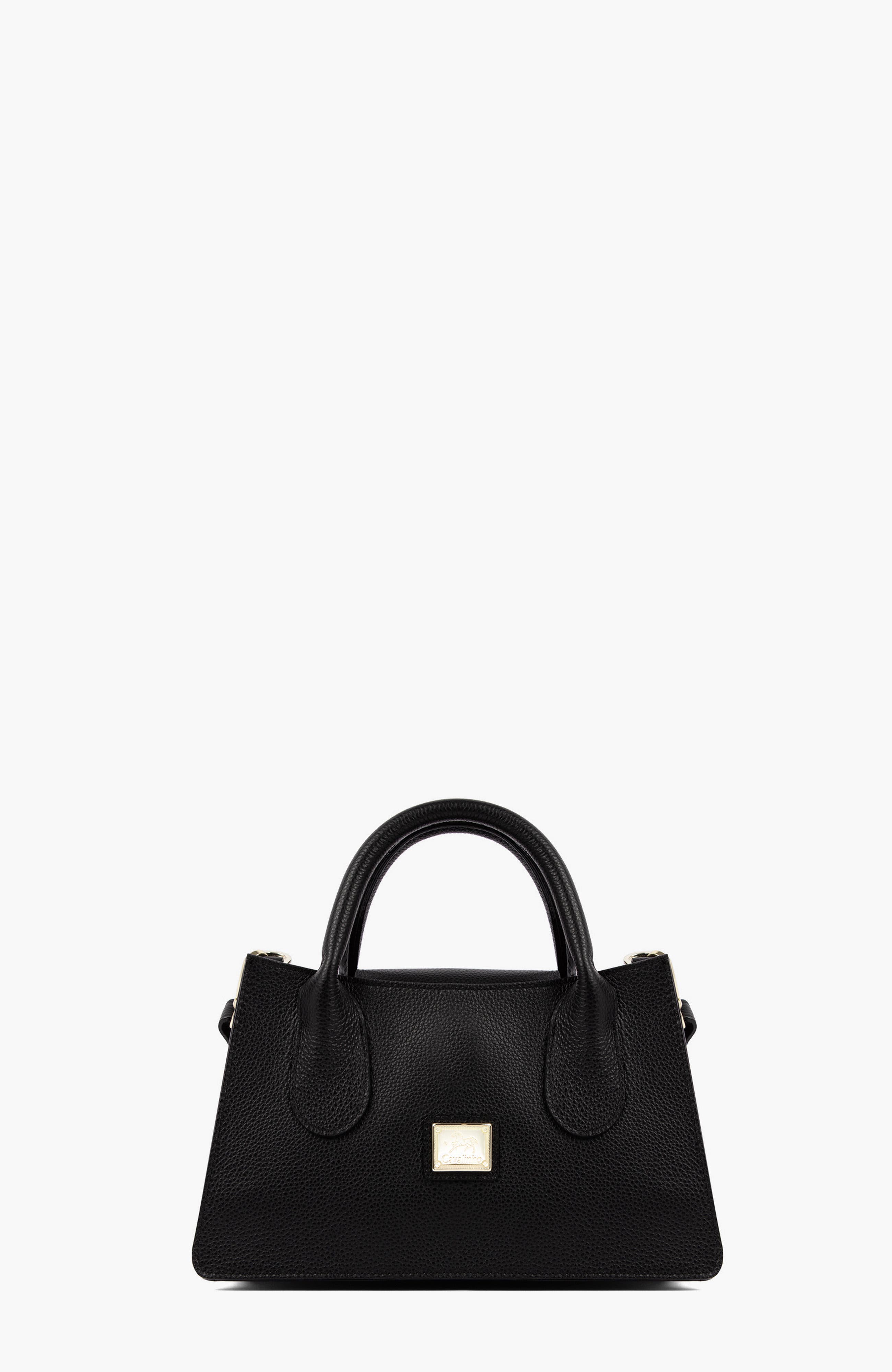Muse 558 Pebbled Leather Handbag, Main, color, Black