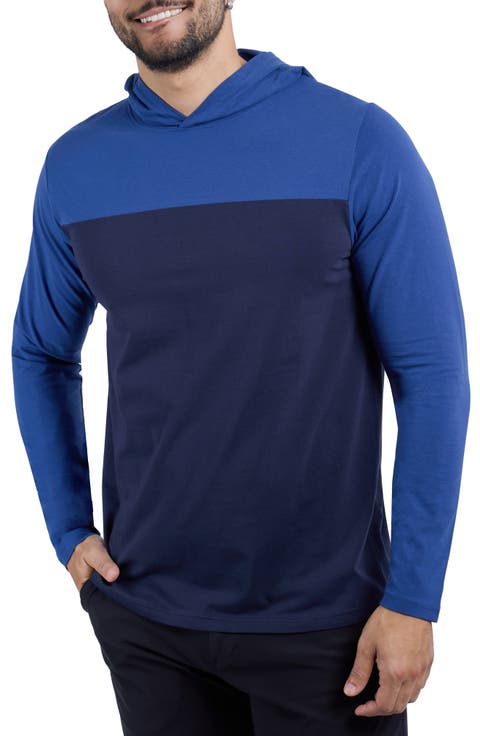 Colorblock Hooded Sweatshirt