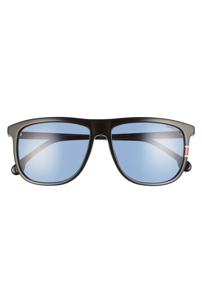 58mm Navigator Sunglasses, Alternate, color, BLACK BLUE/ BLUE