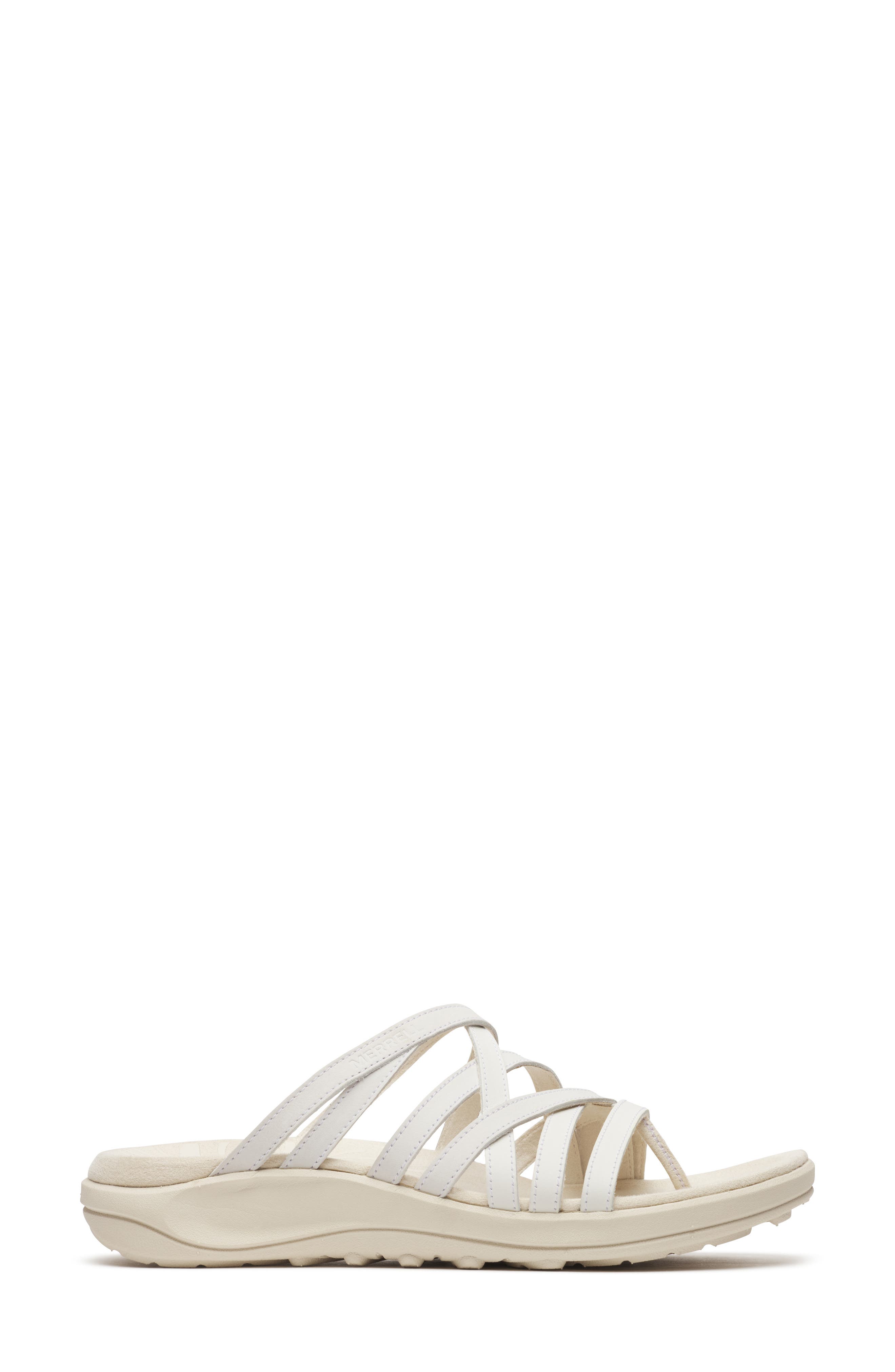Merrell Harbor Slide Sandal, Alternate, color, White