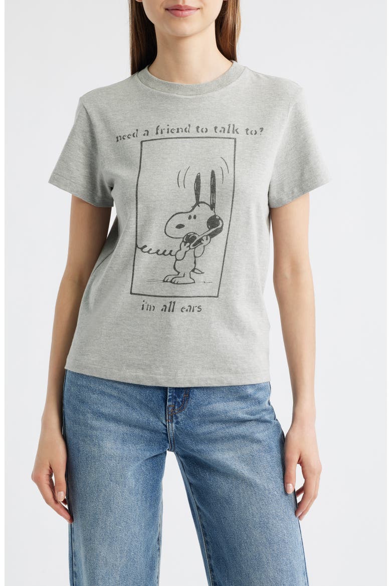 Re/Done Classic Peanuts® Snoopy Graphic T-Shirt (Women) | Nordstrom