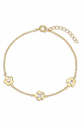 Soren Bloom Cubic Zirconia Chain Bracelet