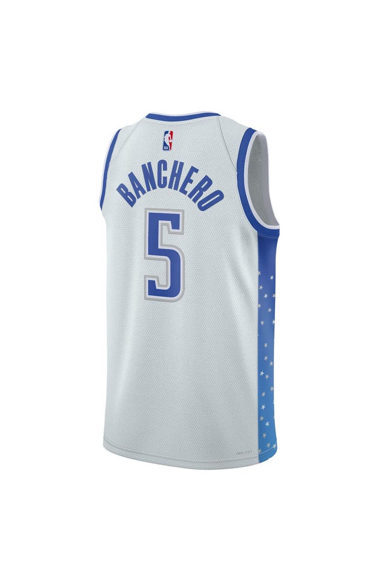 Nike Unisex Nike Paolo Banchero Silver Orlando Magic 2025/26 Swingman Jersey - City Edition, Alternate, color, Silver