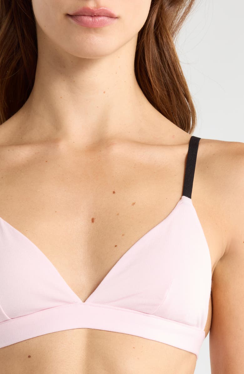 MeUndies FeelFree Triangle Bralette, Alternate, color, Peony