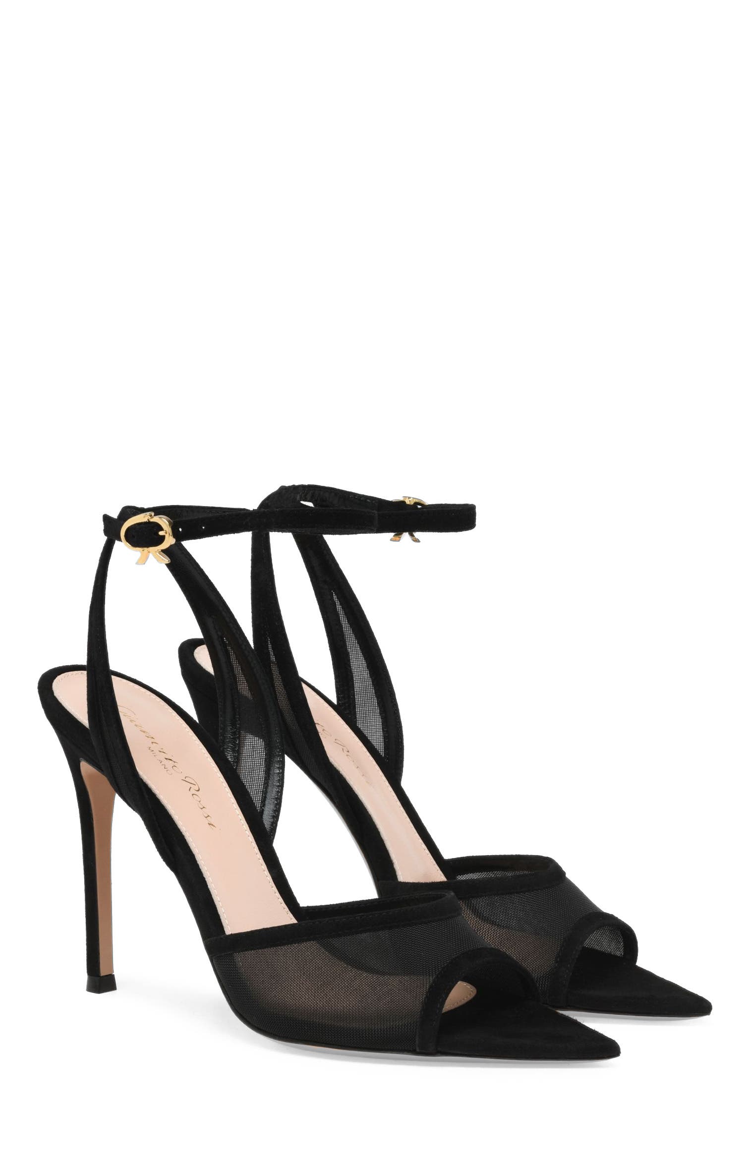 Dorotea Sandals, Alternate, color, Black Fabric