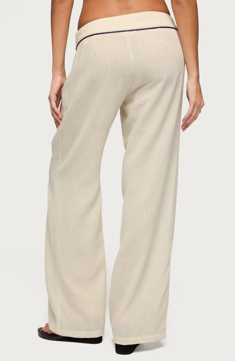EDIKTED Dorine Wide Leg Pants, Alternate, color, 