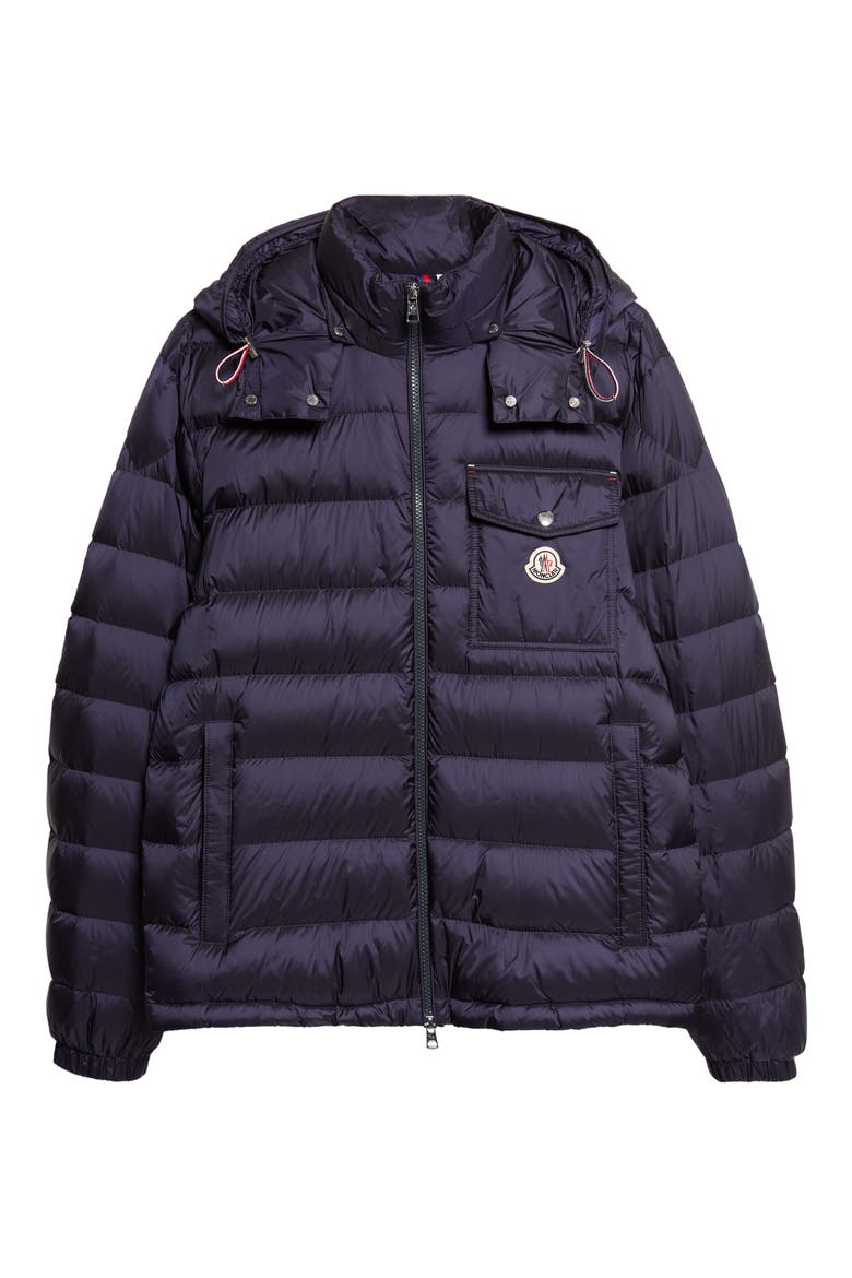 Verith Hooded Down Jacket, Alternate, color, MIDNIGHT BLUE