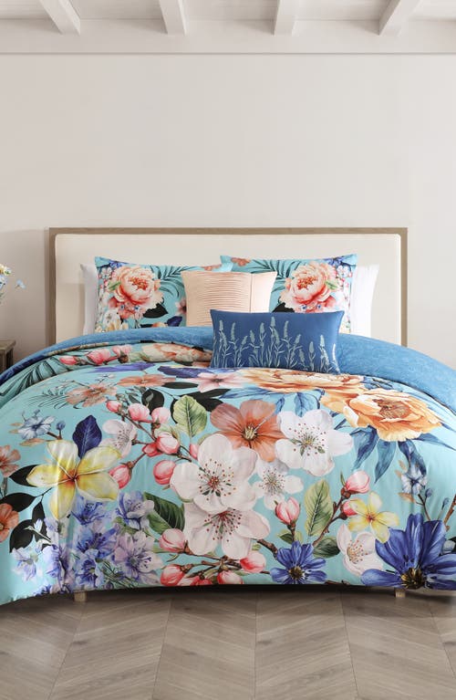 Bebejan Turquoise Reverie 5-piece Comforter Set In Blue