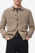 MANGO Wool Blend Cardigan