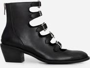 Disturbia Buckled Ankle Heels Boot