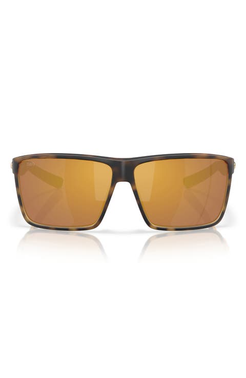 63mm Polarized Oversize Square Sunglasses