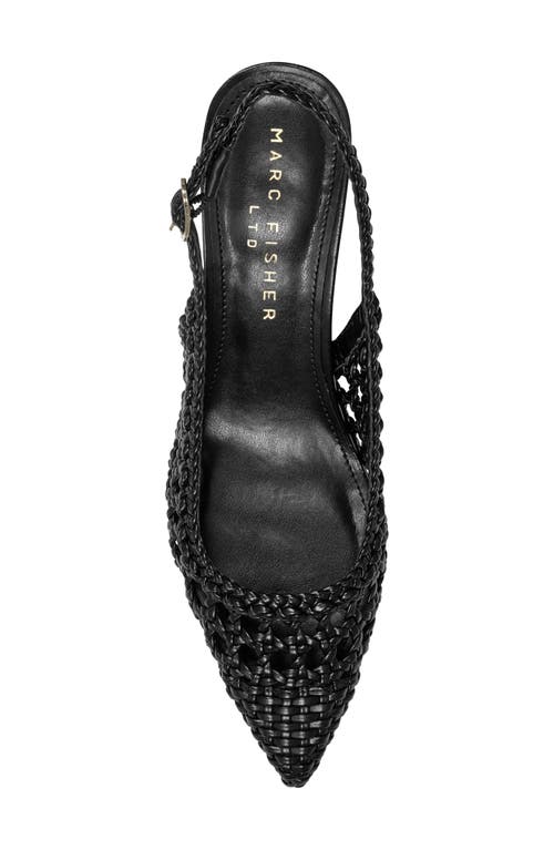 Marc Fisher Ltd Zaiden Slingback Pointed Toe Pump In Black