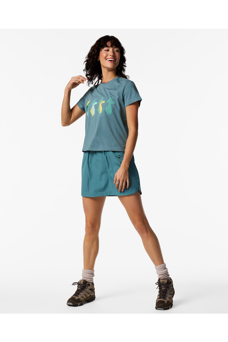 Cuatro Bitmap T-Shirt - Women's, Alternate, color, Everglade