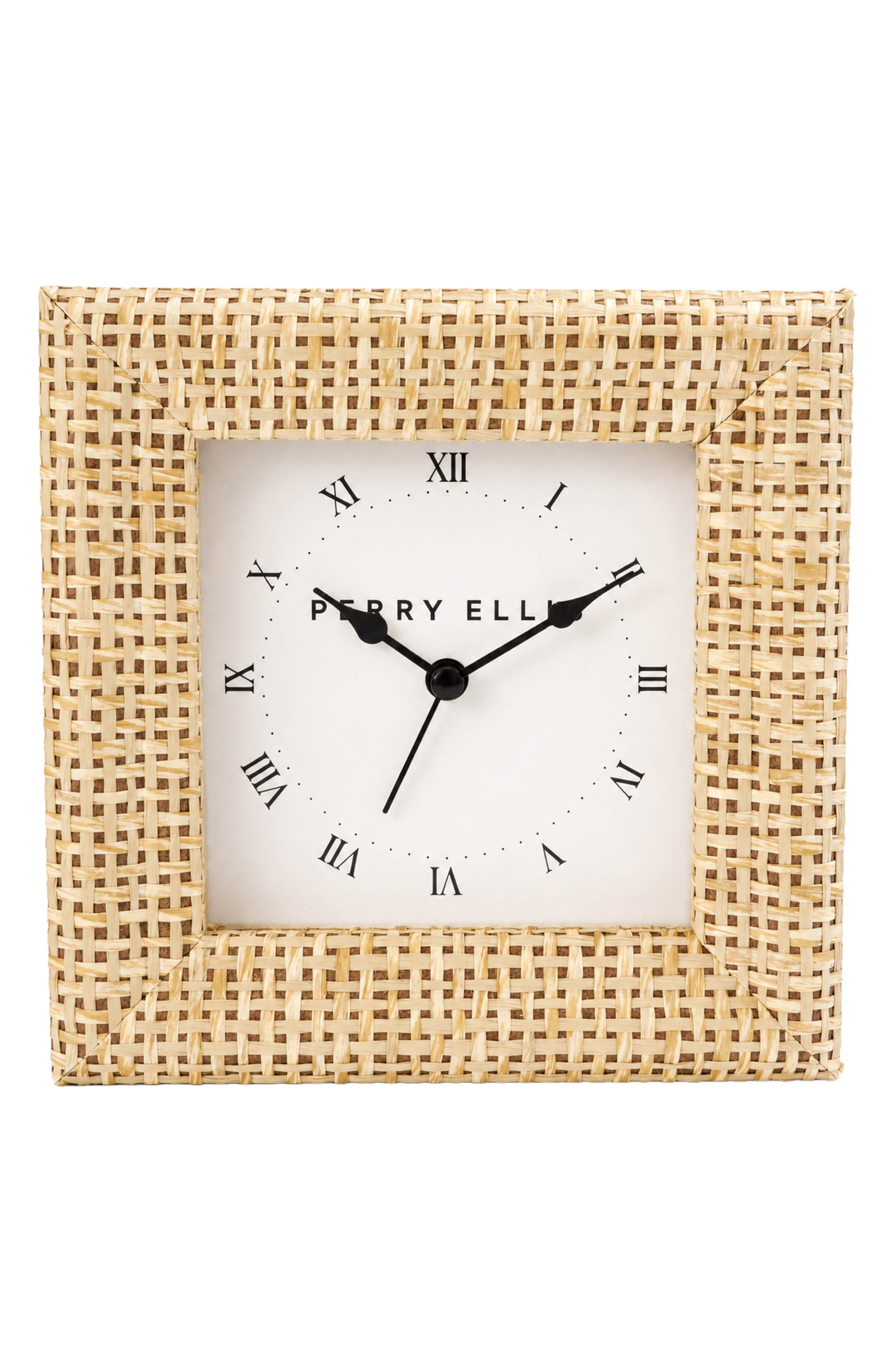Rattan Wrap Alarm Clock