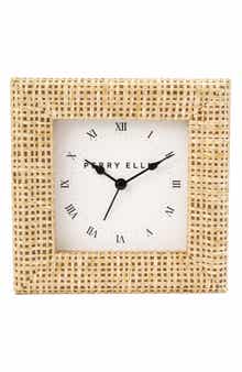 Rattan Wrap Alarm Clock