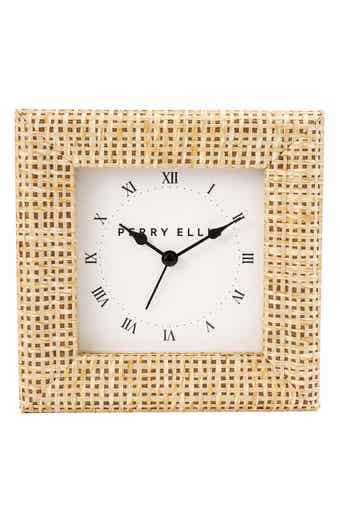Rattan Wrap Alarm Clock