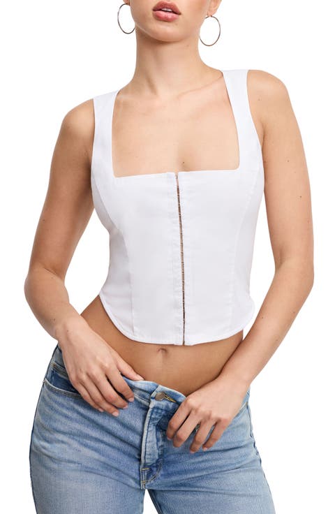 Dolly Cotton Poplin Bustier (Regular & Plus)