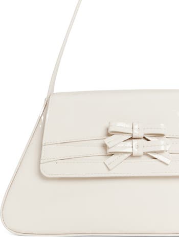 Noreen Patent Leather Shoulder Bag