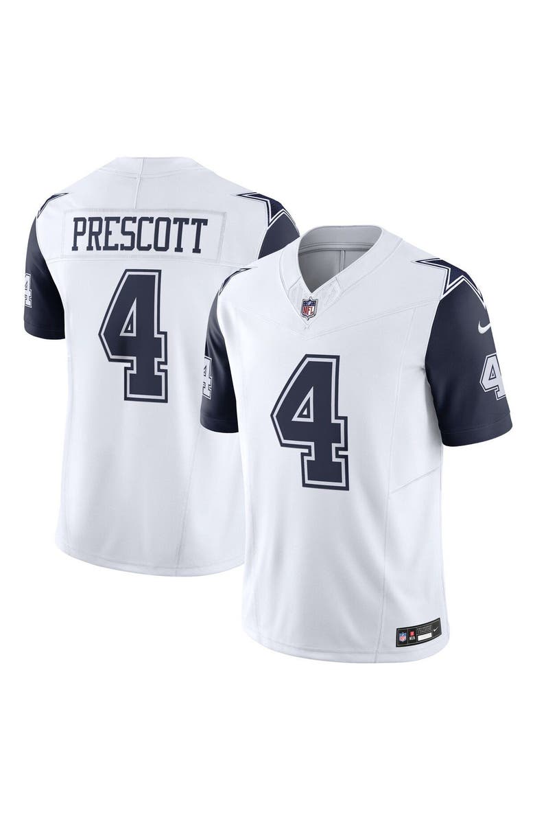 Nike Men's Nike Dak Prescott White Dallas Cowboys Vapor F.U.S.E. Limited Jersey, Main, color, White
