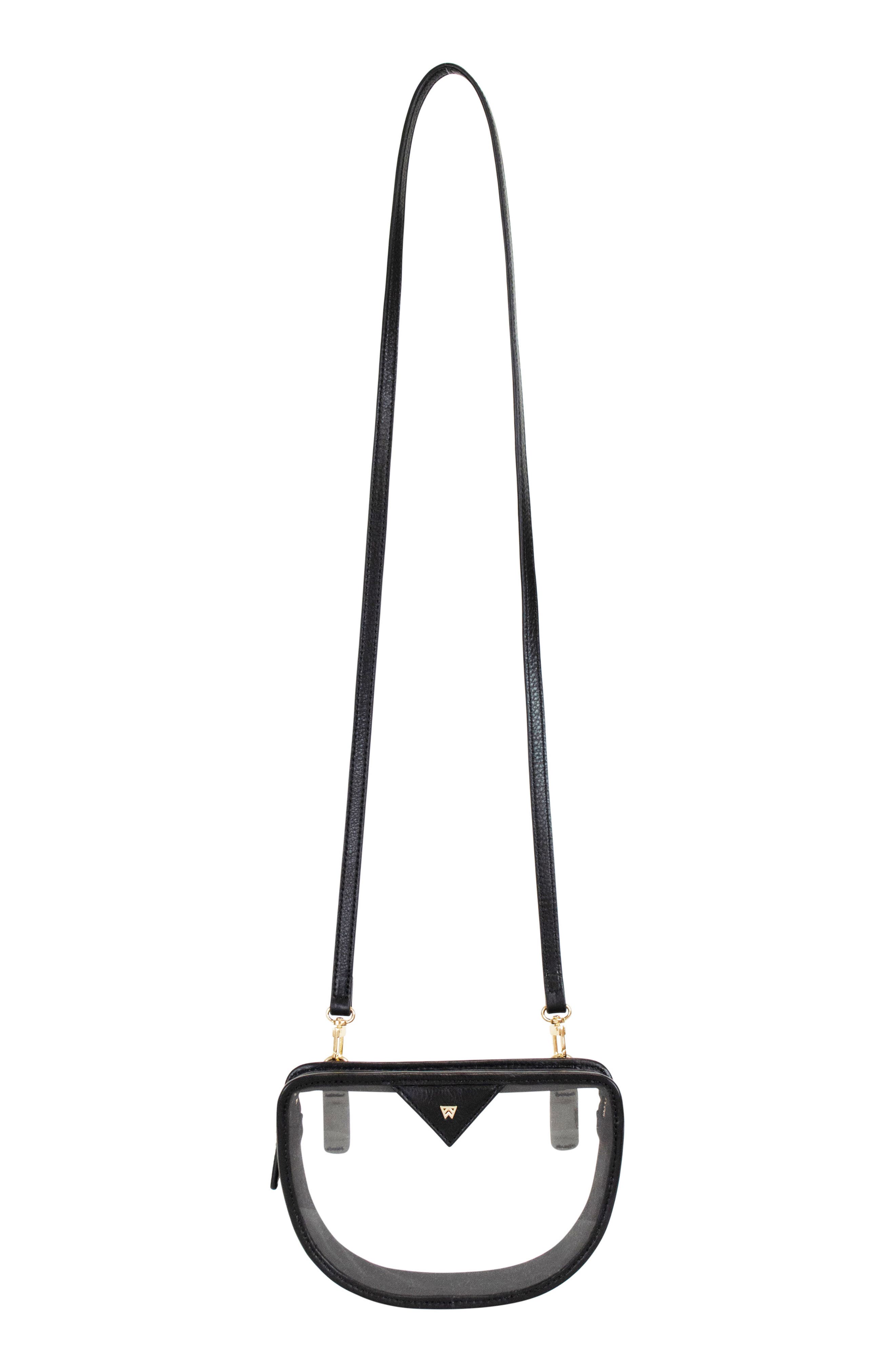 Kelly Wynne Clear BRB Convertible Crossbody & Belt Bag, Alternate, color, 